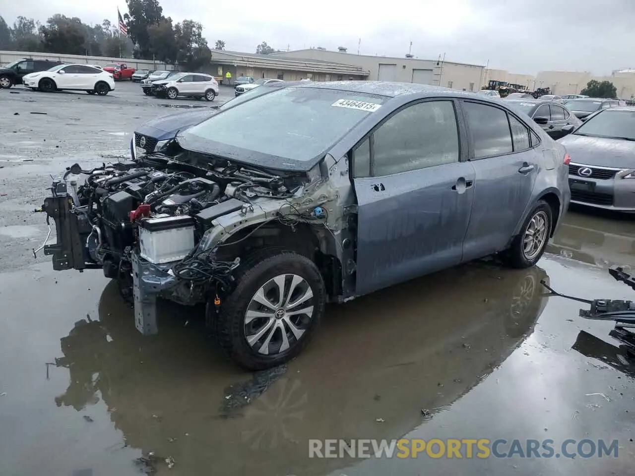 1 fotografías del automóvil dañado JTDEAMDE1MJ005868 TOYOTA COROLLA 2021