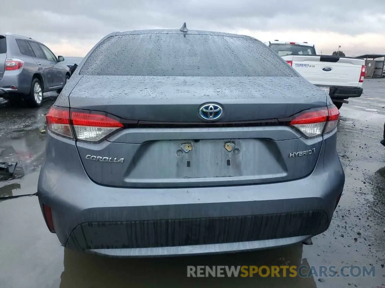6 fotografías del automóvil dañado JTDEAMDE1MJ005868 TOYOTA COROLLA 2021