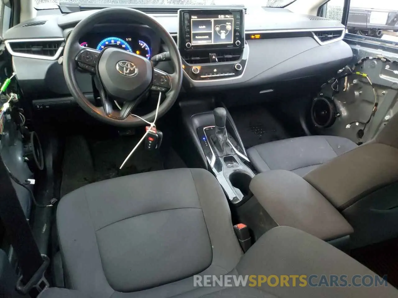 8 fotografías del automóvil dañado JTDEAMDE1MJ005868 TOYOTA COROLLA 2021