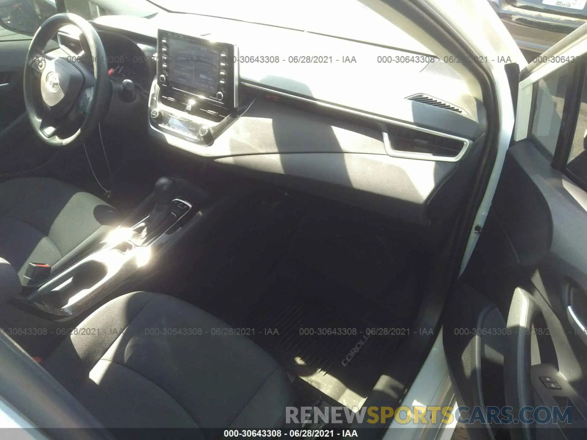 5 fotografías del automóvil dañado JTDEAMDE1MJ006602 TOYOTA COROLLA 2021