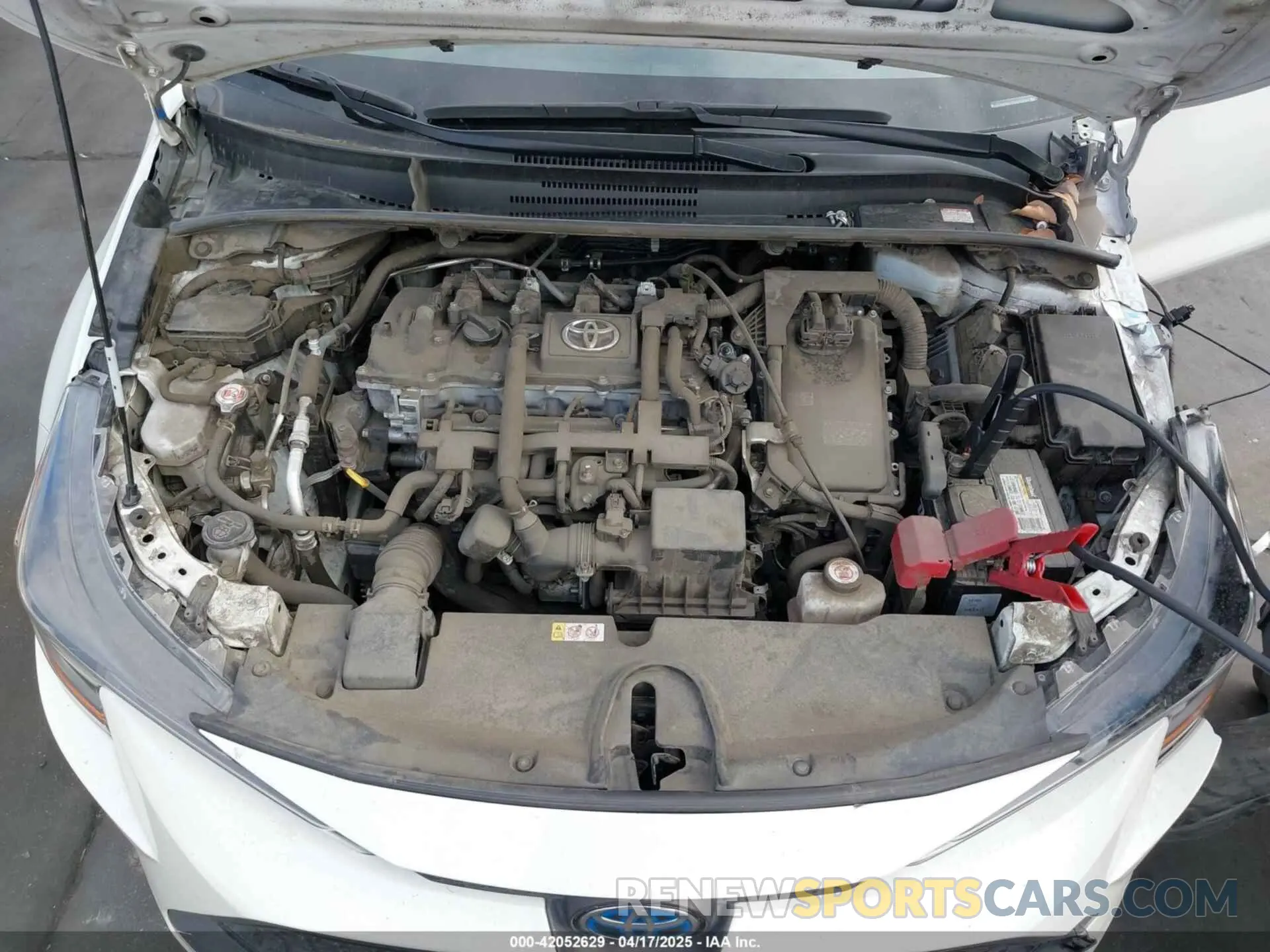 10 fotografías del automóvil dañado JTDEAMDE1MJ010374 TOYOTA COROLLA 2021