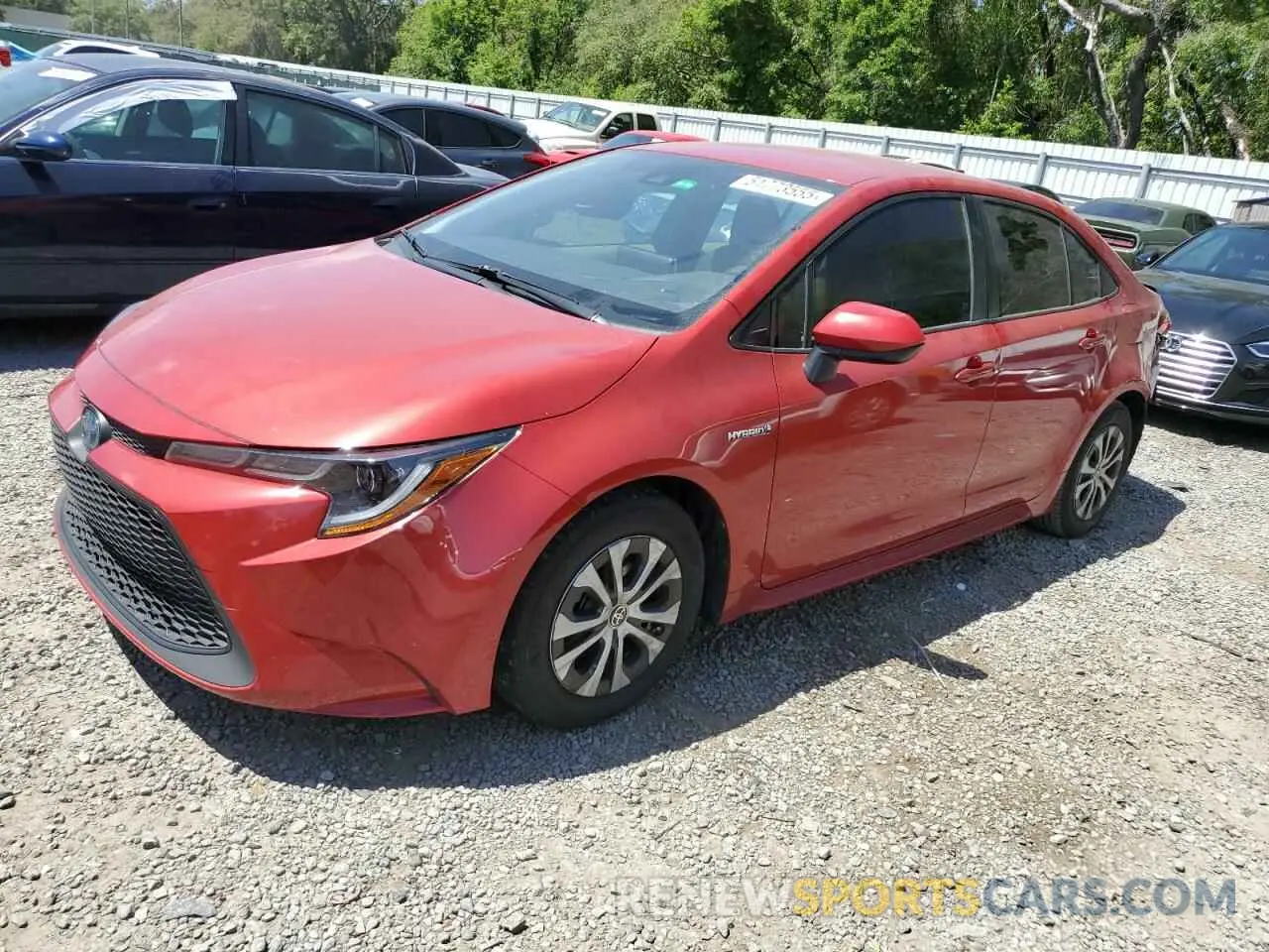 1 fotografías del automóvil dañado JTDEAMDE1MJ019110 TOYOTA COROLLA 2021