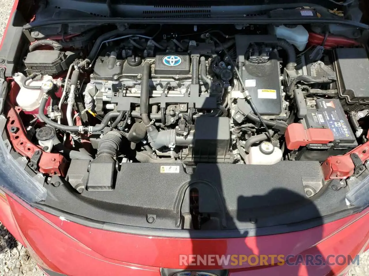 11 fotografías del automóvil dañado JTDEAMDE1MJ019110 TOYOTA COROLLA 2021