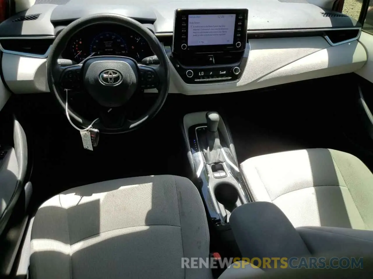 8 fotografías del automóvil dañado JTDEAMDE1MJ019110 TOYOTA COROLLA 2021