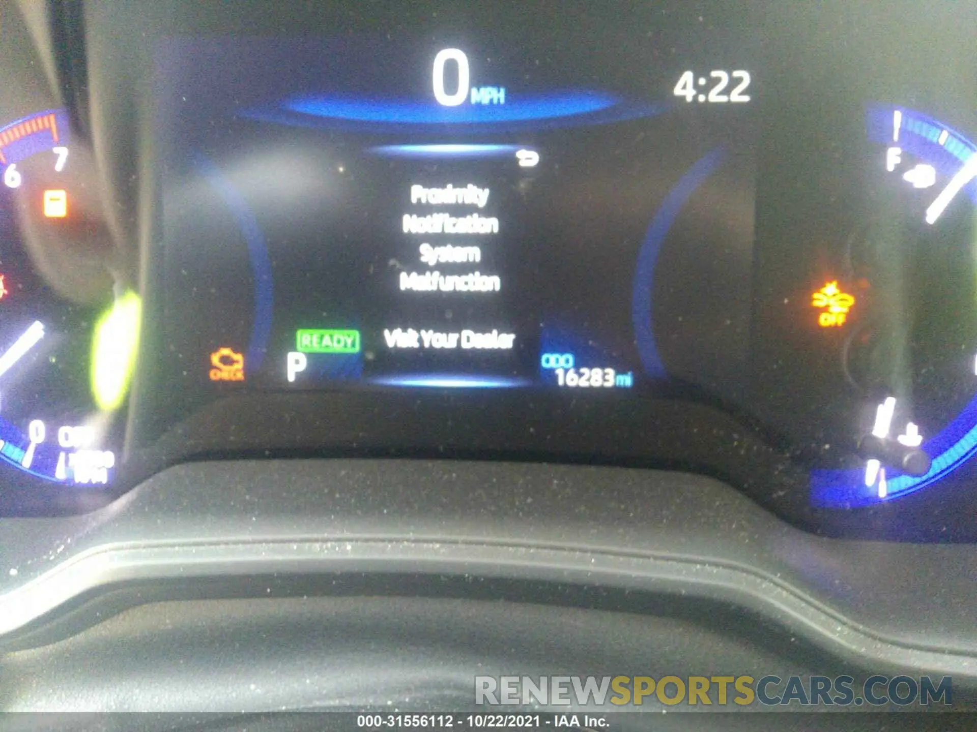 7 fotografías del automóvil dañado JTDEAMDE1MJ021133 TOYOTA COROLLA 2021