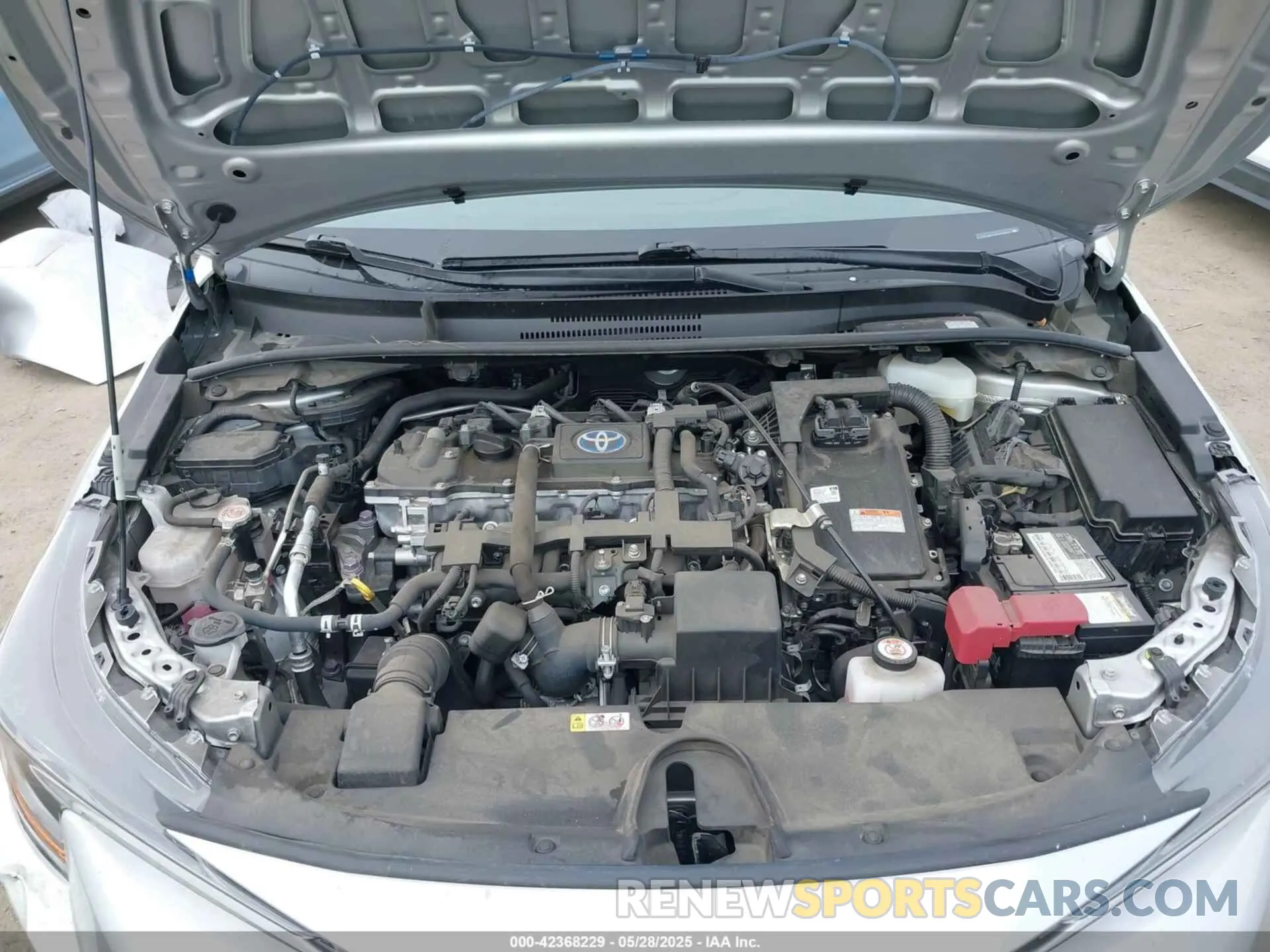 10 fotografías del automóvil dañado JTDEAMDE1MJ026932 TOYOTA COROLLA 2021
