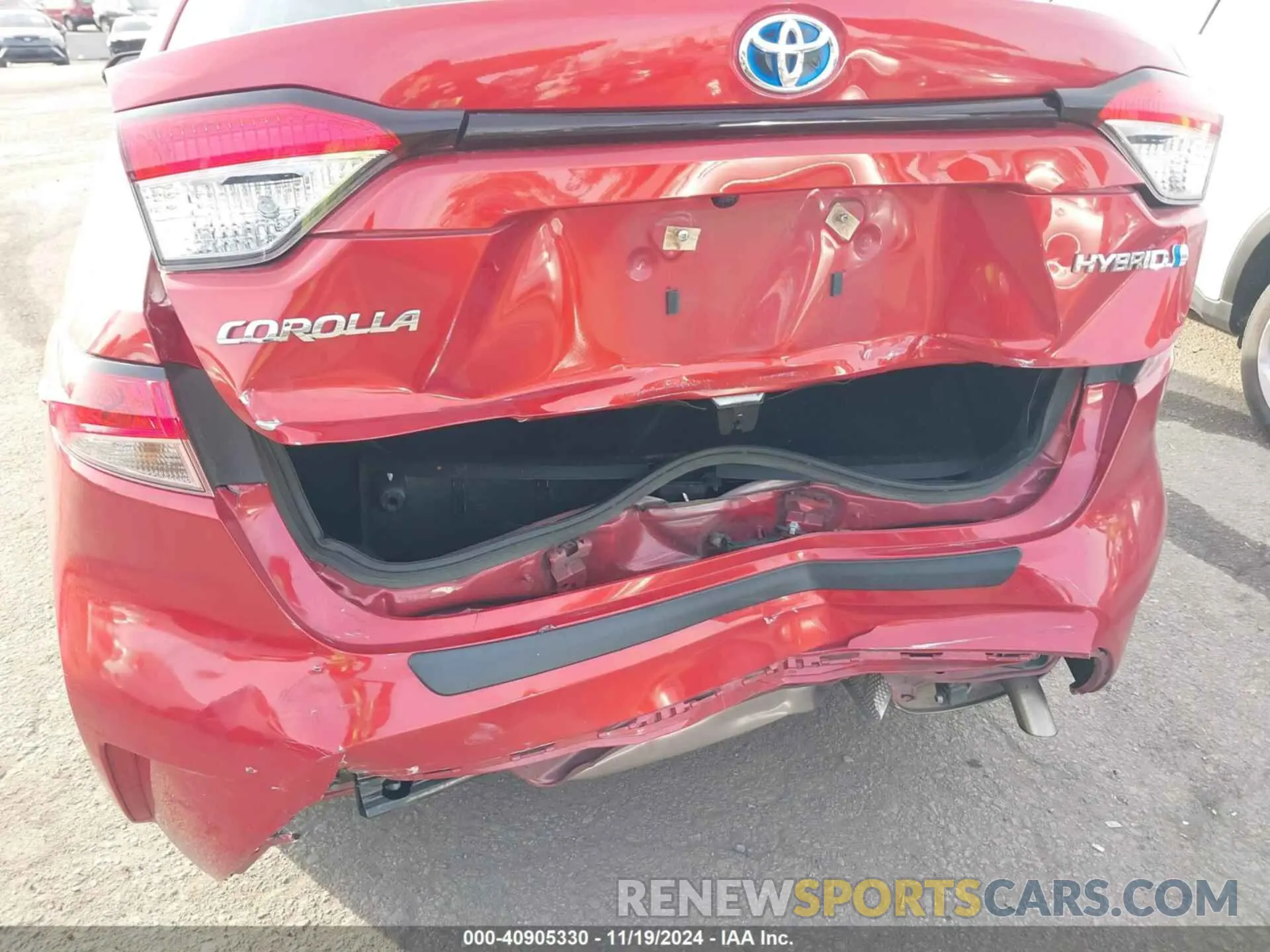16 fotografías del automóvil dañado JTDEAMDE1MJ030964 TOYOTA COROLLA 2021