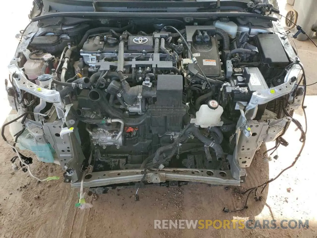 11 fotografías del automóvil dañado JTDEAMDE2MJ004888 TOYOTA COROLLA 2021