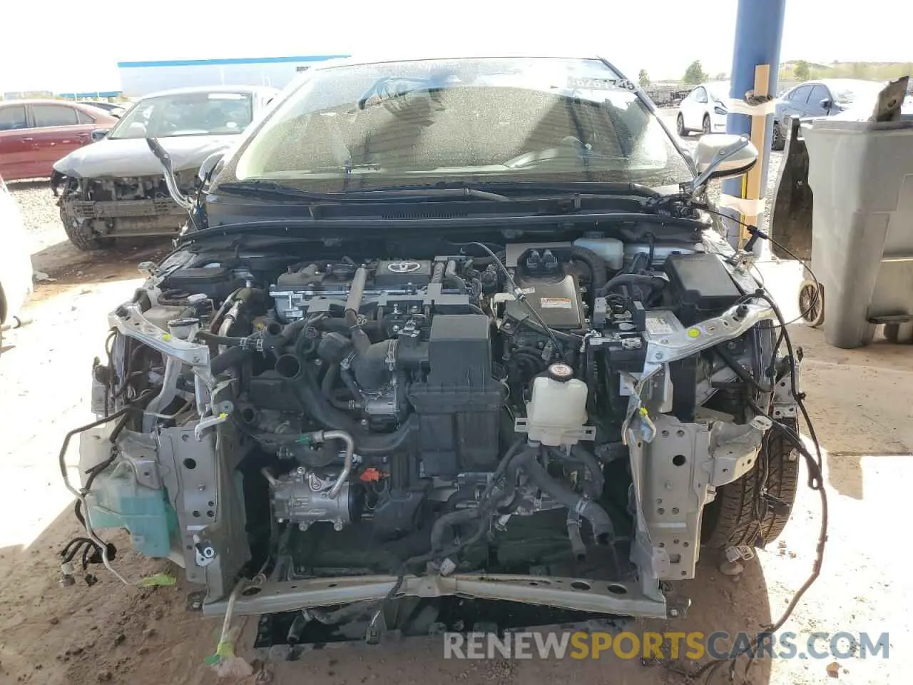 5 fotografías del automóvil dañado JTDEAMDE2MJ004888 TOYOTA COROLLA 2021