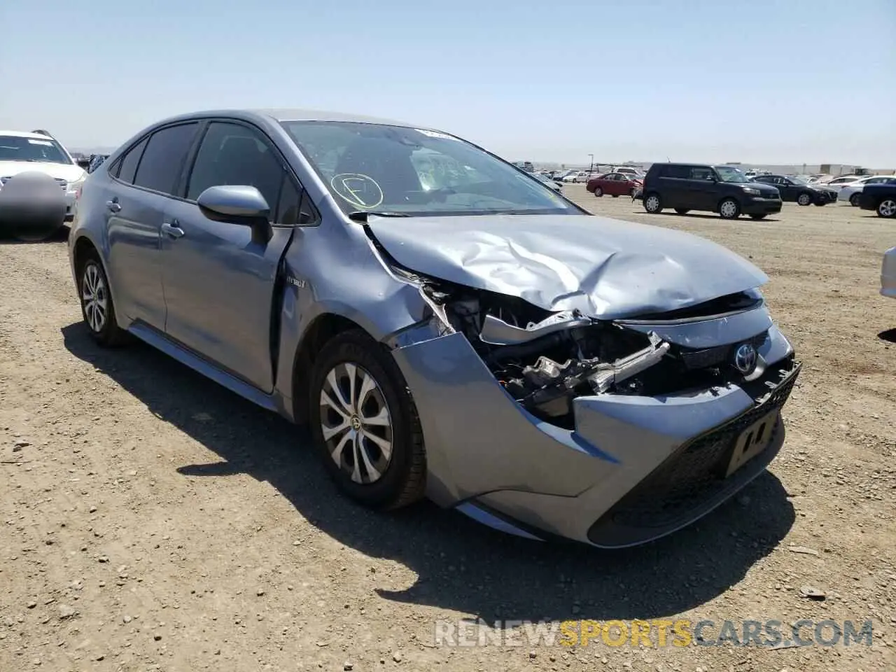 1 fotografías del automóvil dañado JTDEAMDE2MJ005846 TOYOTA COROLLA 2021
