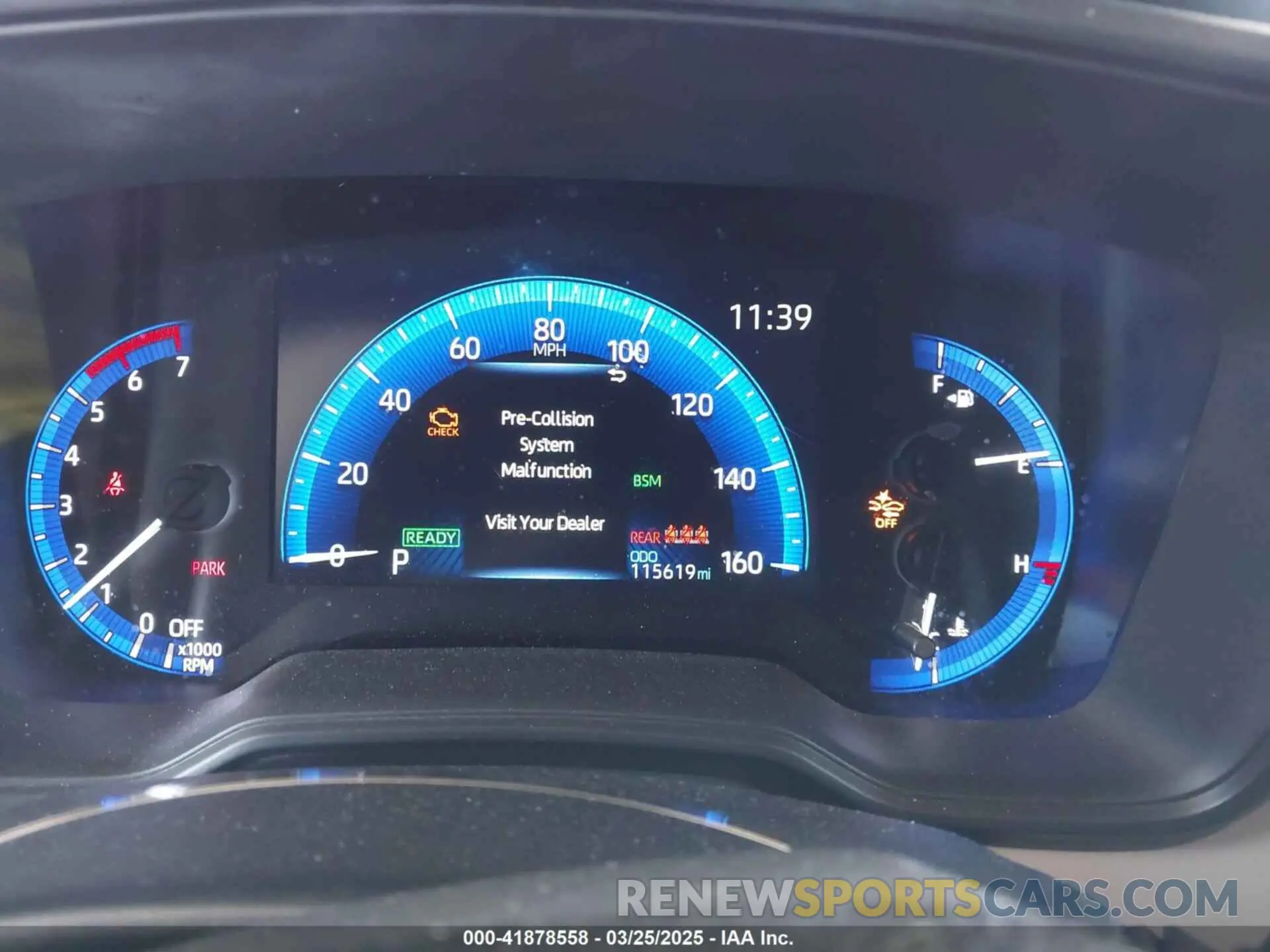 7 fotografías del automóvil dañado JTDEAMDE2MJ010982 TOYOTA COROLLA 2021