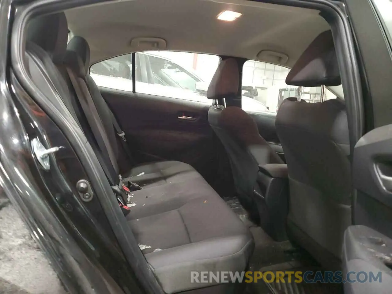 10 fotografías del automóvil dañado JTDEAMDE2MJ013638 TOYOTA COROLLA 2021