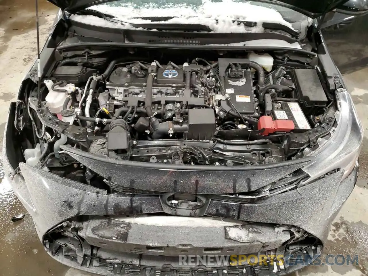 11 fotografías del automóvil dañado JTDEAMDE2MJ013638 TOYOTA COROLLA 2021