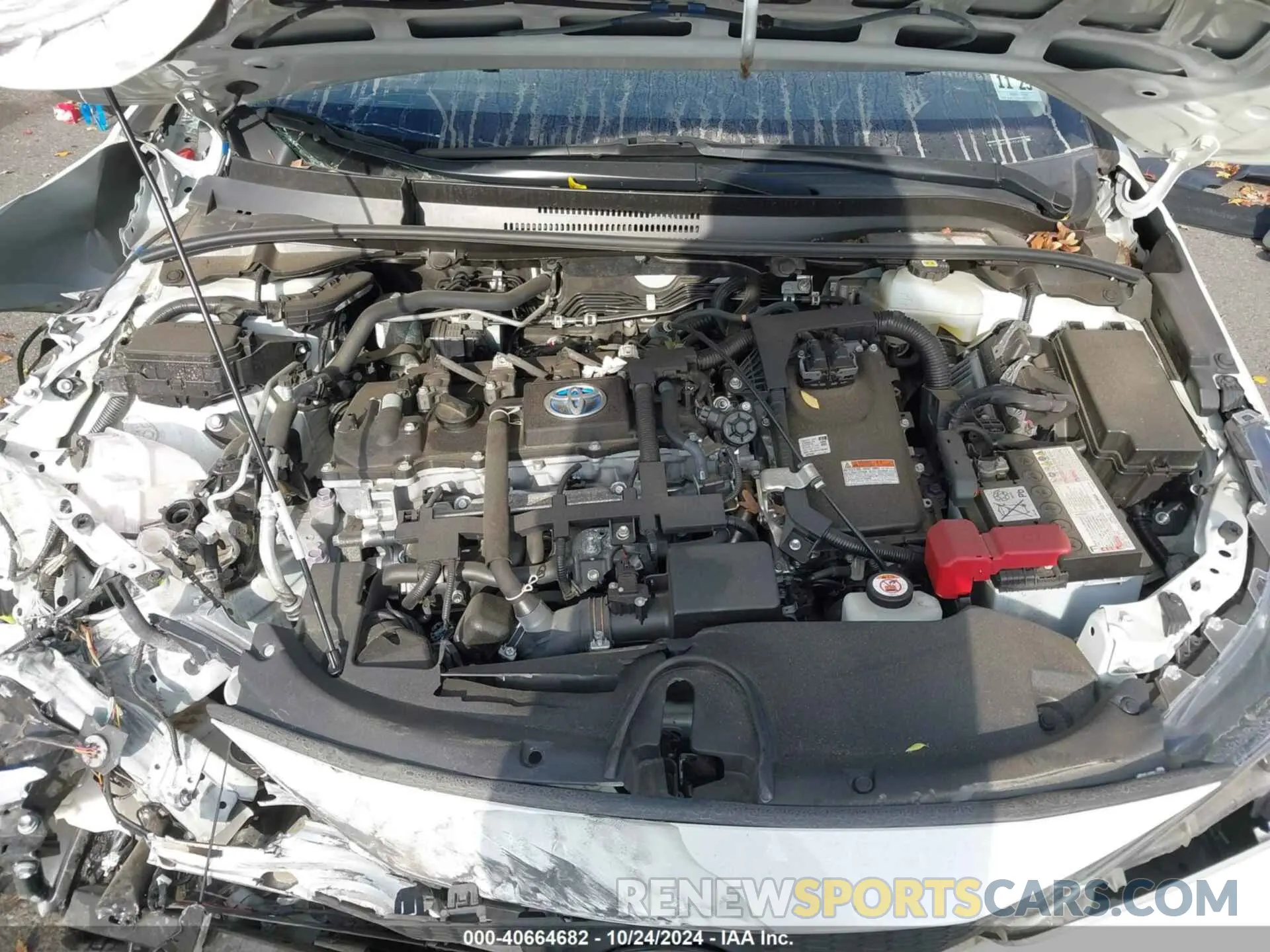 10 fotografías del automóvil dañado JTDEAMDE2MJ014062 TOYOTA COROLLA 2021