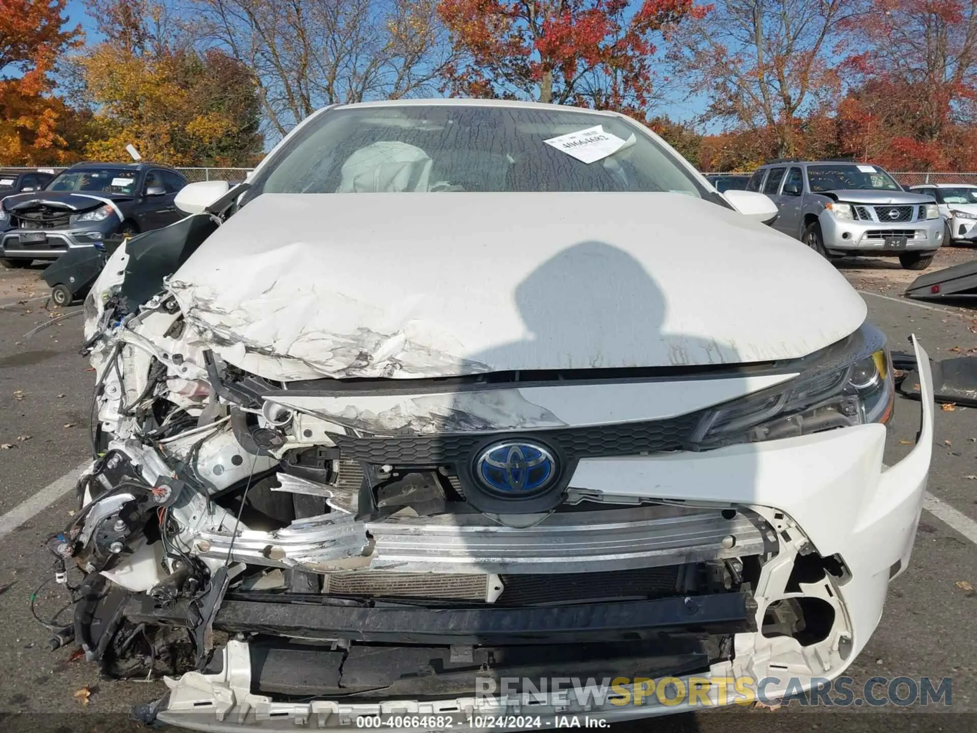 12 fotografías del automóvil dañado JTDEAMDE2MJ014062 TOYOTA COROLLA 2021