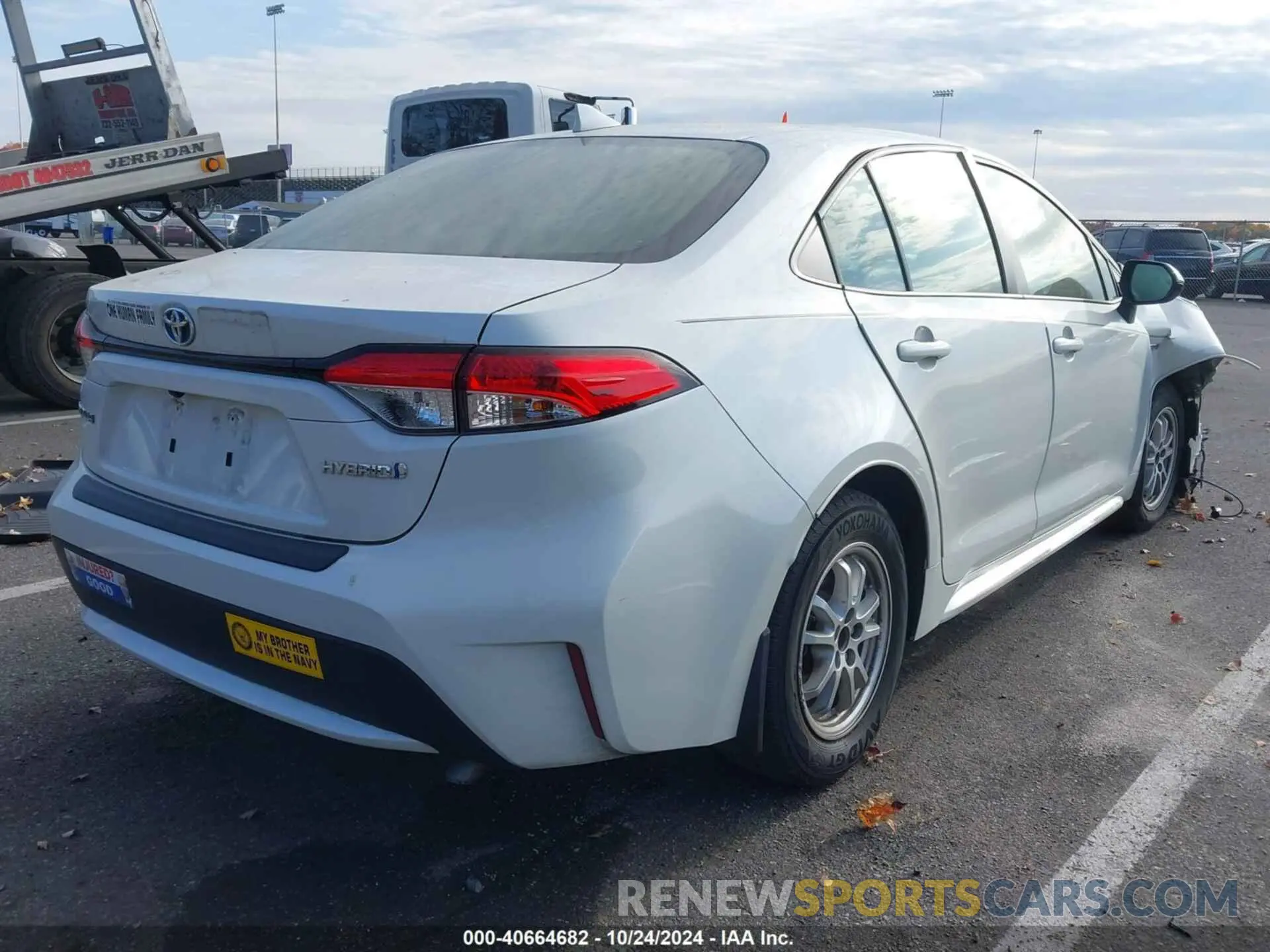 4 fotografías del automóvil dañado JTDEAMDE2MJ014062 TOYOTA COROLLA 2021