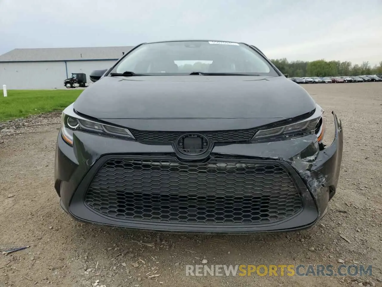 5 fotografías del automóvil dañado JTDEAMDE2MJ014711 TOYOTA COROLLA 2021