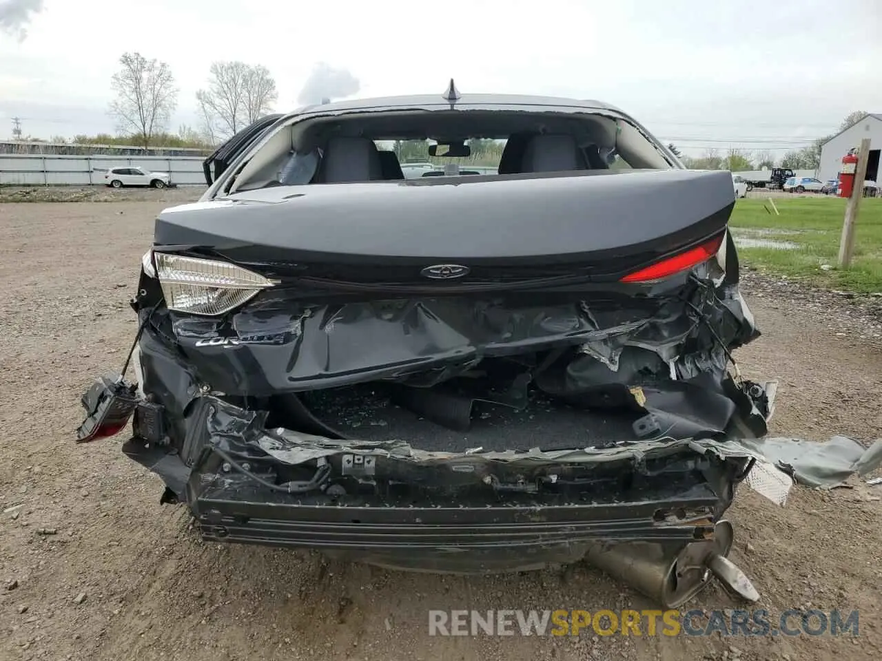 6 fotografías del automóvil dañado JTDEAMDE2MJ014711 TOYOTA COROLLA 2021