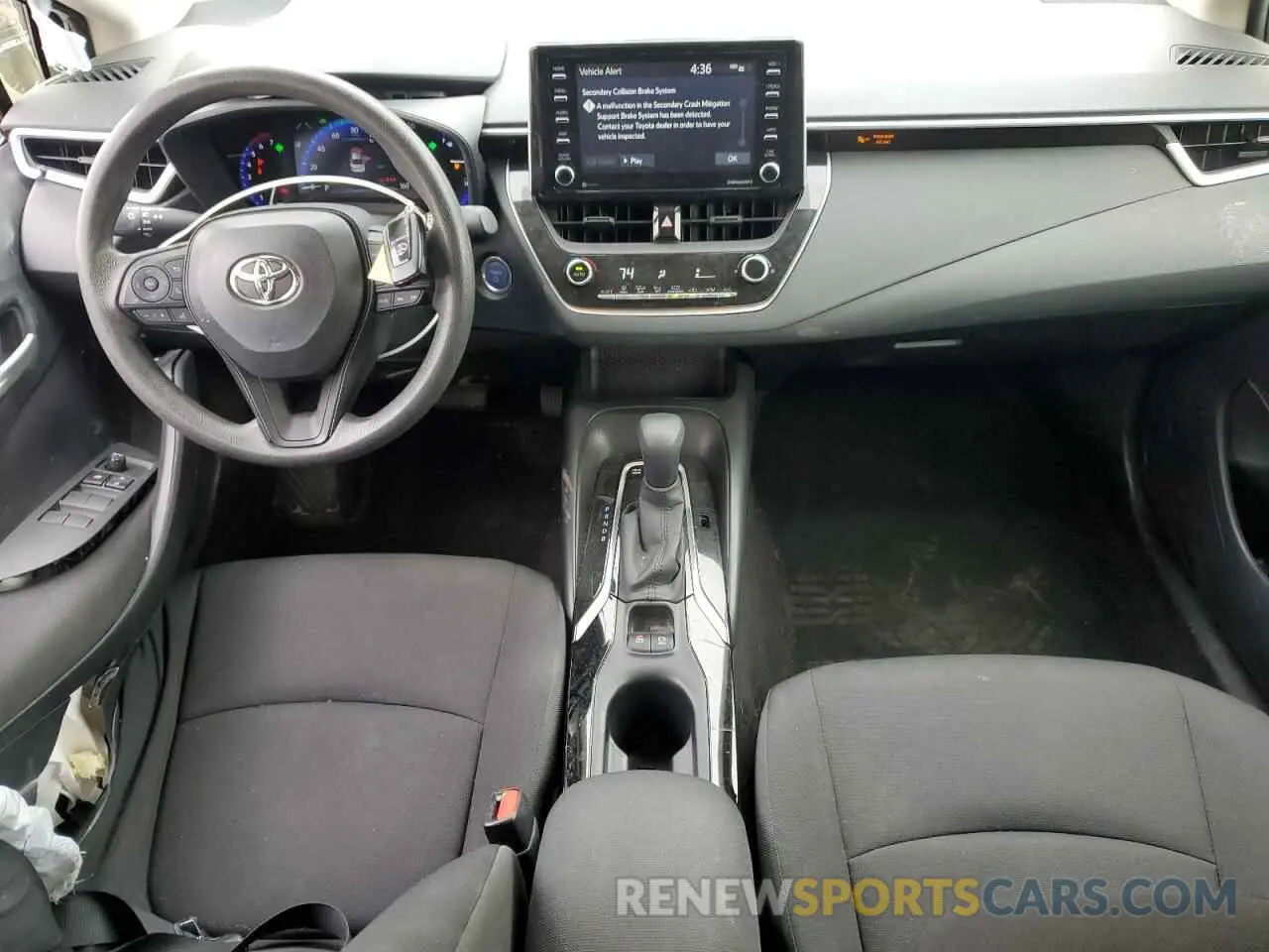 8 fotografías del automóvil dañado JTDEAMDE2MJ014711 TOYOTA COROLLA 2021