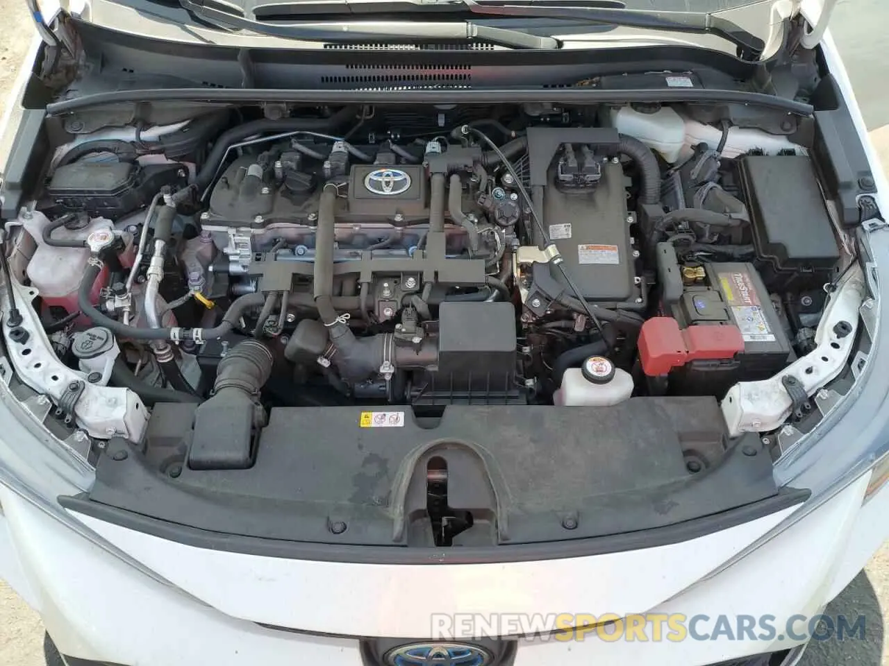 11 fotografías del automóvil dañado JTDEAMDE2MJ016281 TOYOTA COROLLA 2021