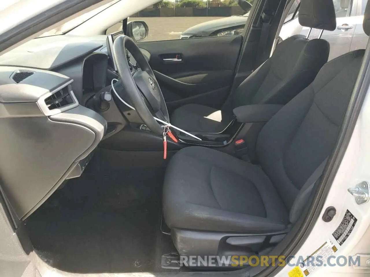 7 fotografías del automóvil dañado JTDEAMDE2MJ016281 TOYOTA COROLLA 2021