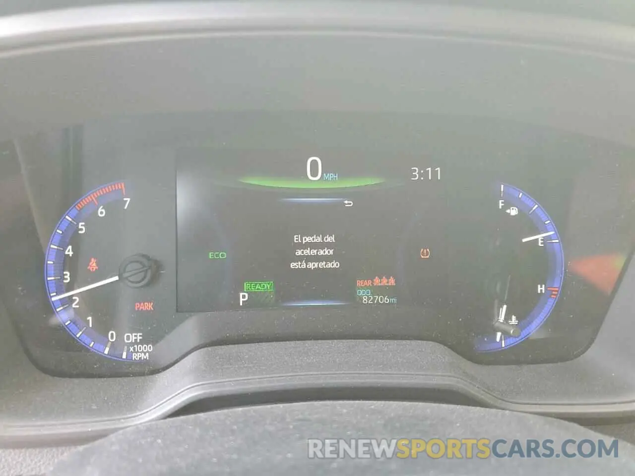 9 fotografías del automóvil dañado JTDEAMDE2MJ016281 TOYOTA COROLLA 2021