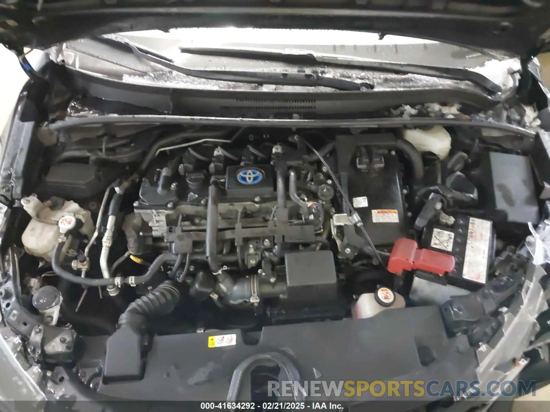 10 fotografías del automóvil dañado JTDEAMDE2MJ021142 TOYOTA COROLLA 2021