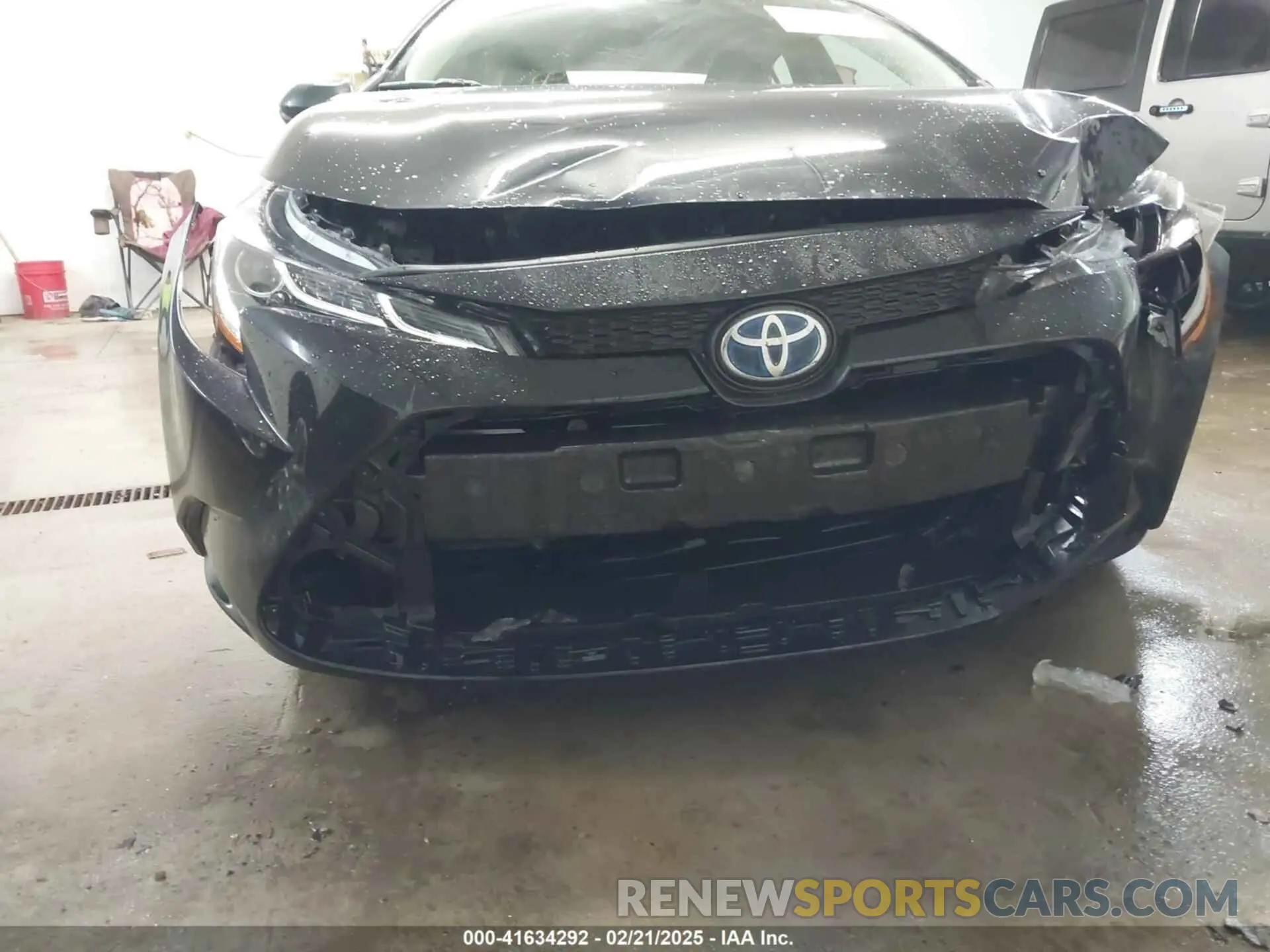 19 fotografías del automóvil dañado JTDEAMDE2MJ021142 TOYOTA COROLLA 2021