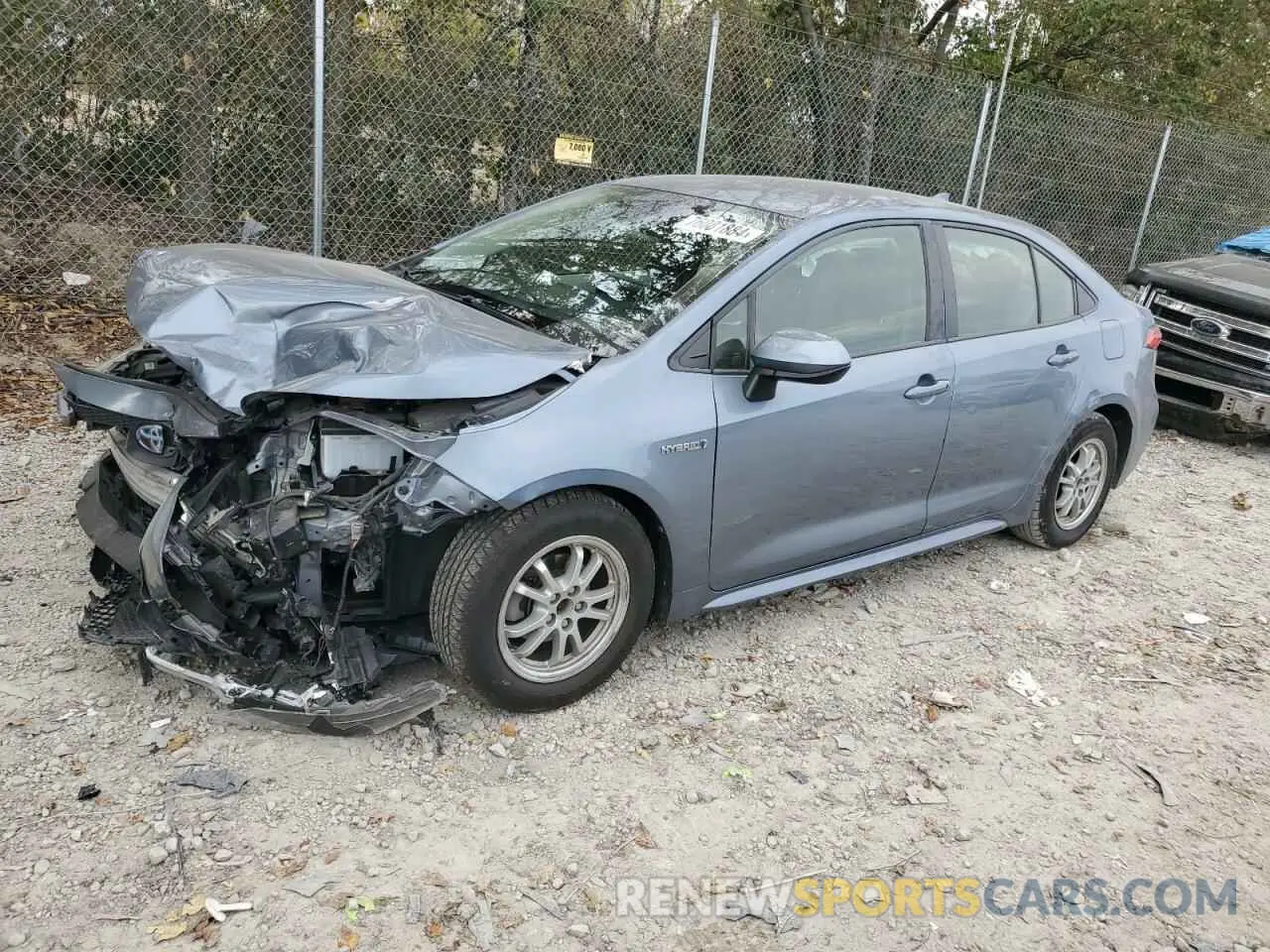 1 fotografías del automóvil dañado JTDEAMDE2MJ026227 TOYOTA COROLLA 2021