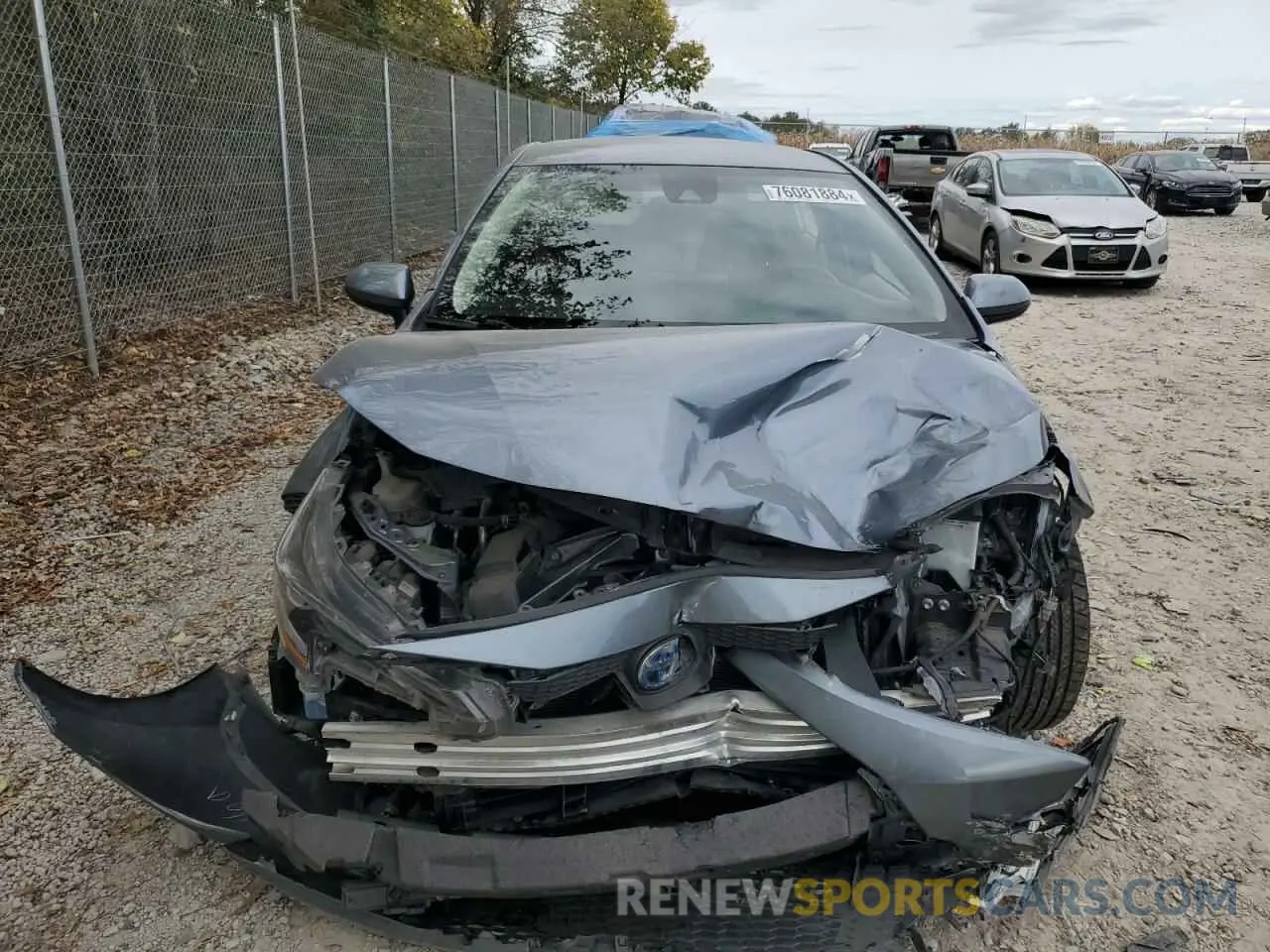5 fotografías del automóvil dañado JTDEAMDE2MJ026227 TOYOTA COROLLA 2021