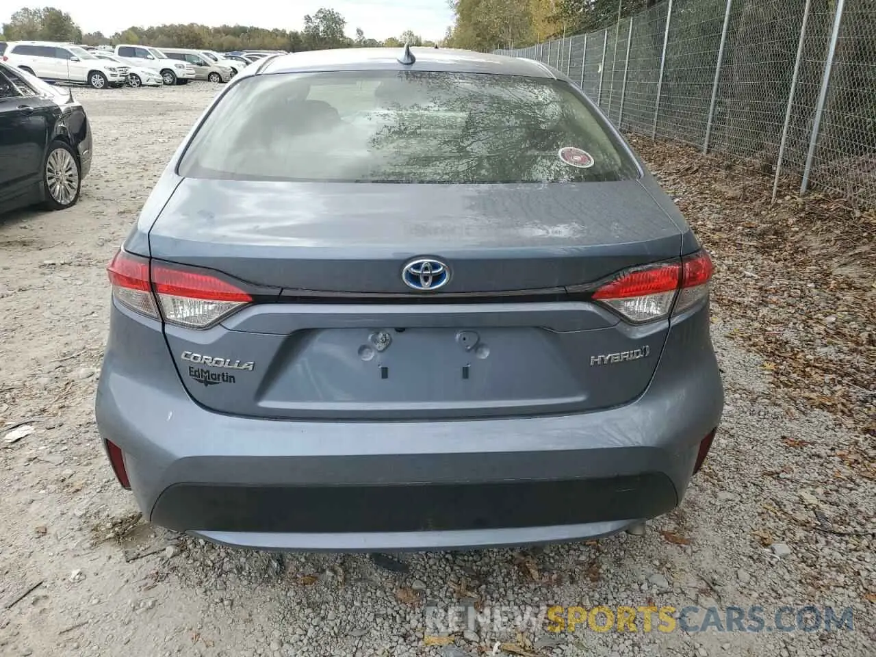 6 fotografías del automóvil dañado JTDEAMDE2MJ026227 TOYOTA COROLLA 2021