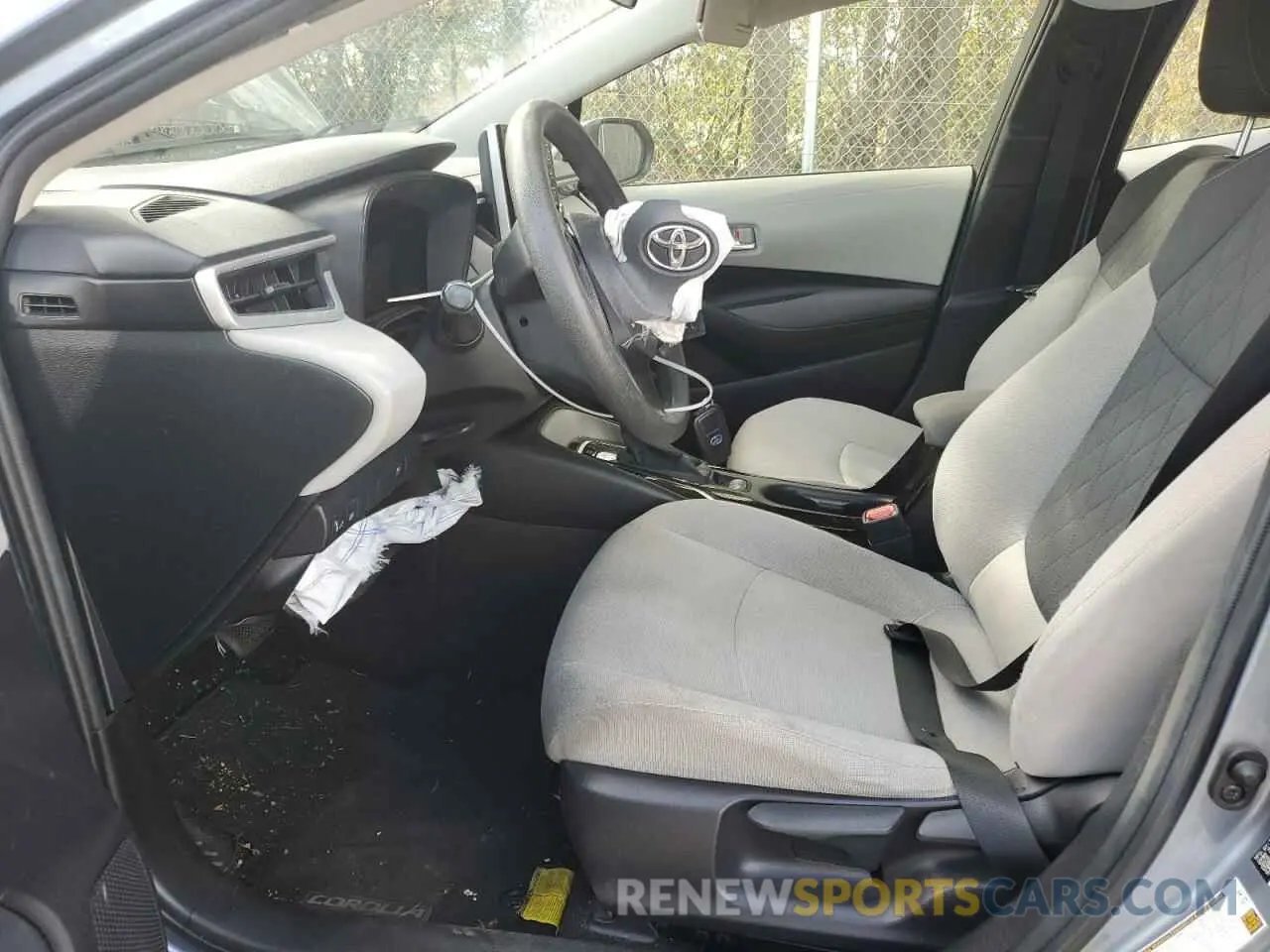 7 fotografías del automóvil dañado JTDEAMDE2MJ026227 TOYOTA COROLLA 2021