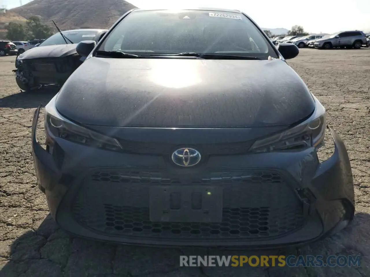 5 fotografías del automóvil dañado JTDEAMDE2MJ035185 TOYOTA COROLLA 2021