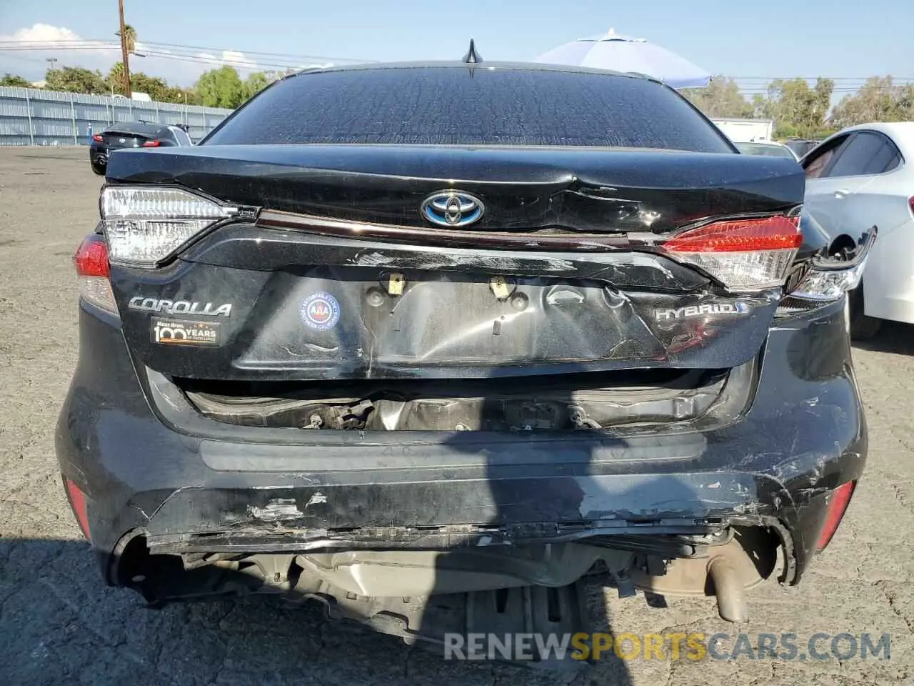 6 fotografías del automóvil dañado JTDEAMDE2MJ035185 TOYOTA COROLLA 2021