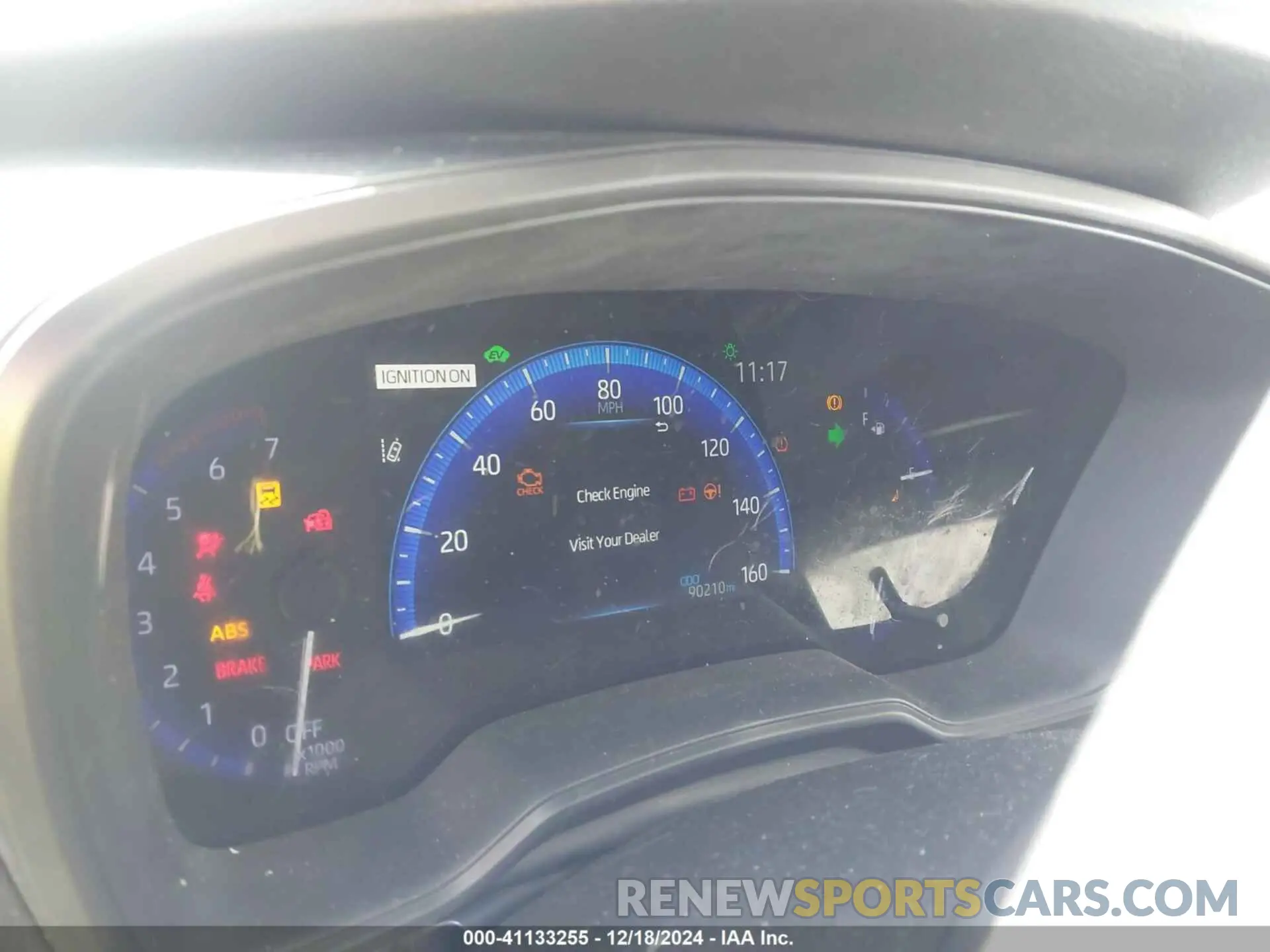 7 fotografías del automóvil dañado JTDEAMDE3MJ004432 TOYOTA COROLLA 2021