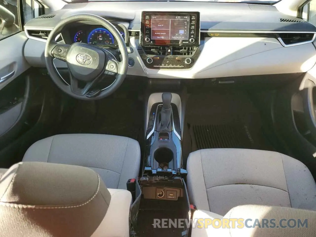 8 fotografías del automóvil dañado JTDEAMDE3MJ006083 TOYOTA COROLLA 2021