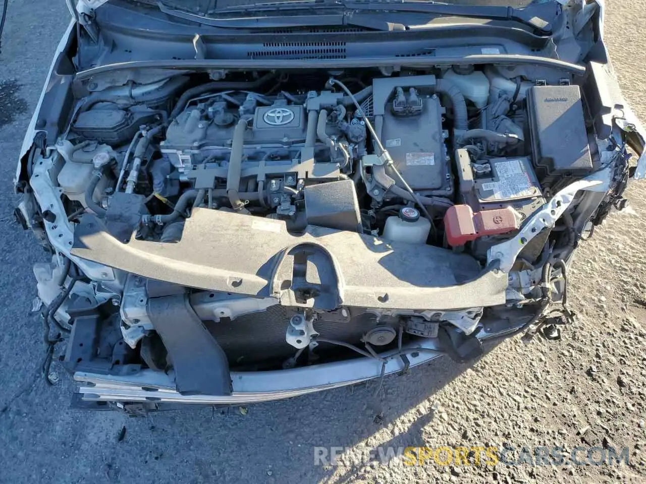 13 fotografías del automóvil dañado JTDEAMDE3MJ007749 TOYOTA COROLLA 2021