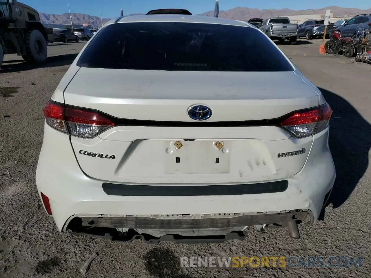 6 fotografías del automóvil dañado JTDEAMDE3MJ007749 TOYOTA COROLLA 2021