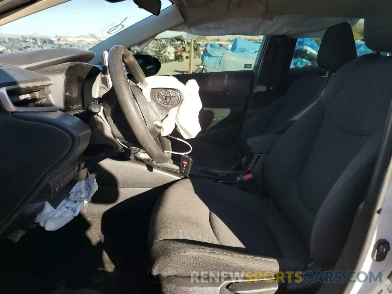 7 fotografías del automóvil dañado JTDEAMDE3MJ007749 TOYOTA COROLLA 2021