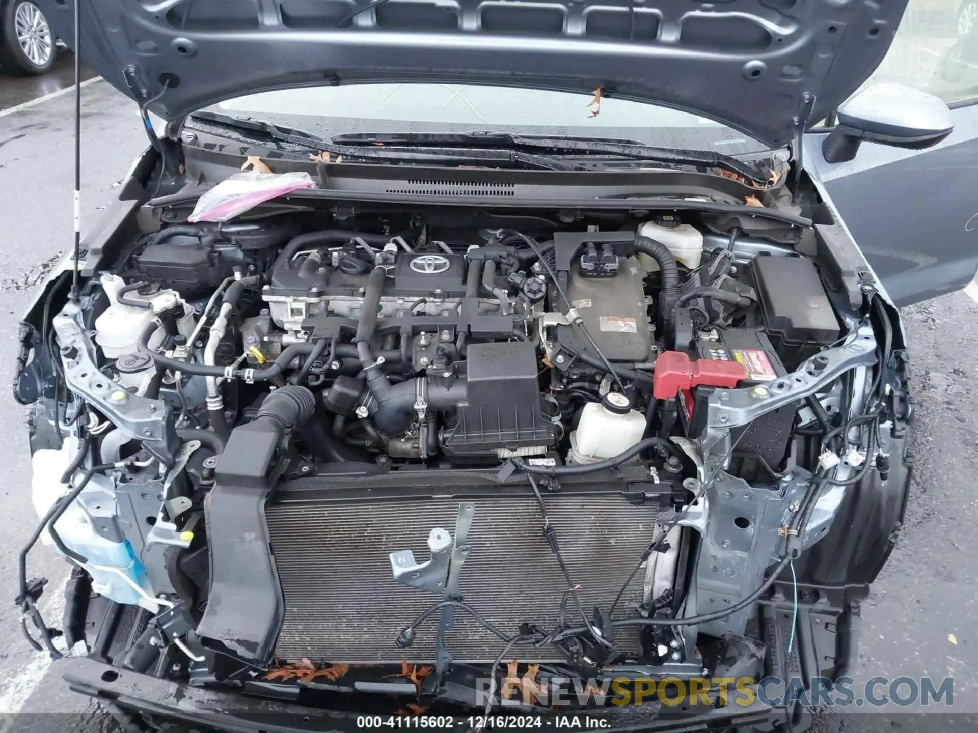10 fotografías del automóvil dañado JTDEAMDE3MJ009873 TOYOTA COROLLA 2021