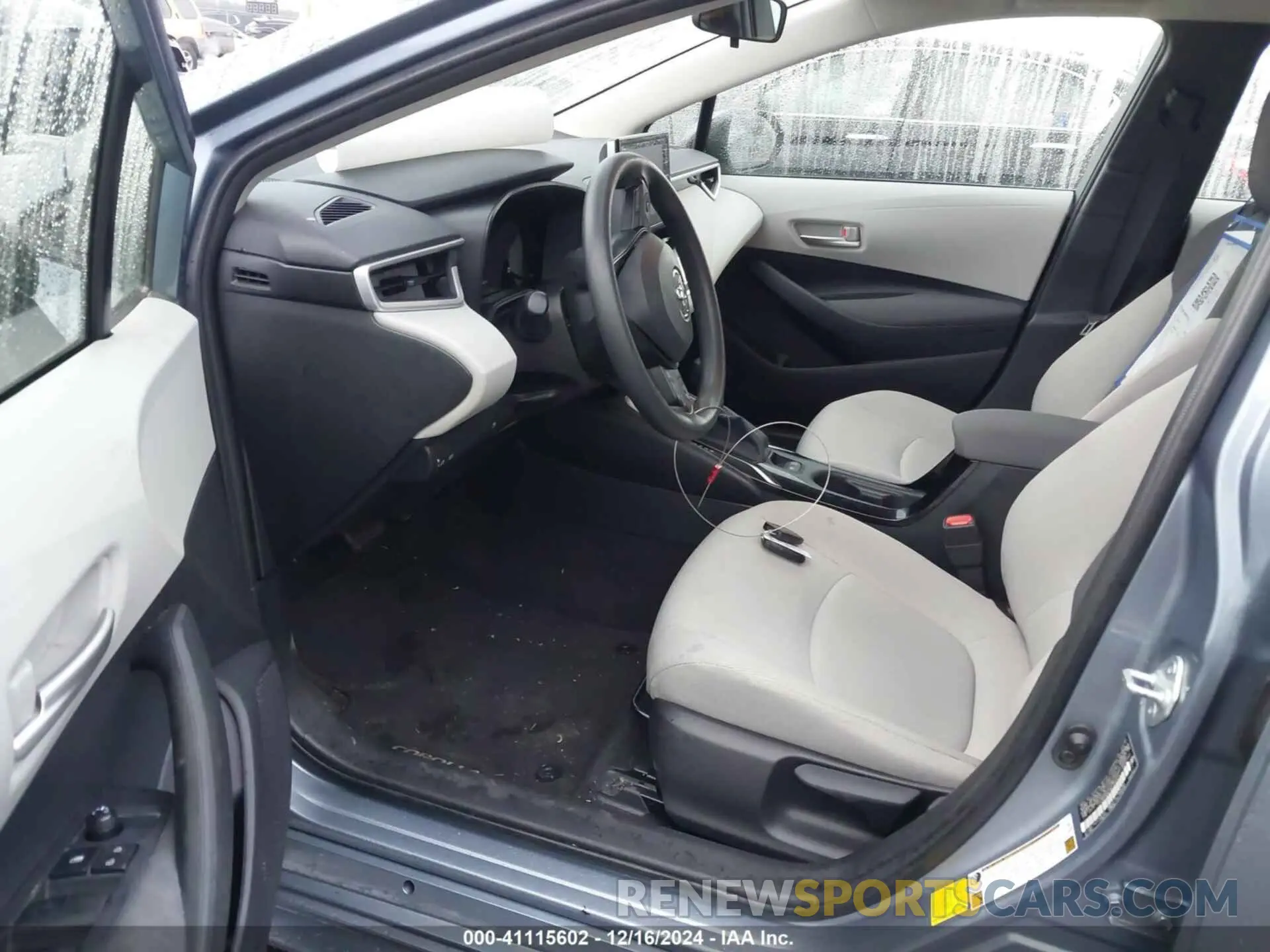 5 fotografías del automóvil dañado JTDEAMDE3MJ009873 TOYOTA COROLLA 2021