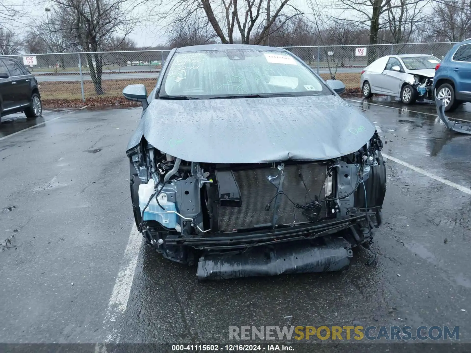 6 fotografías del automóvil dañado JTDEAMDE3MJ009873 TOYOTA COROLLA 2021