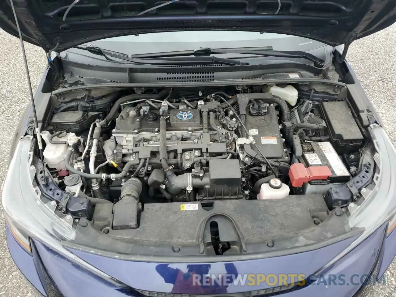 11 fotografías del automóvil dañado JTDEAMDE3MJ019397 TOYOTA COROLLA 2021