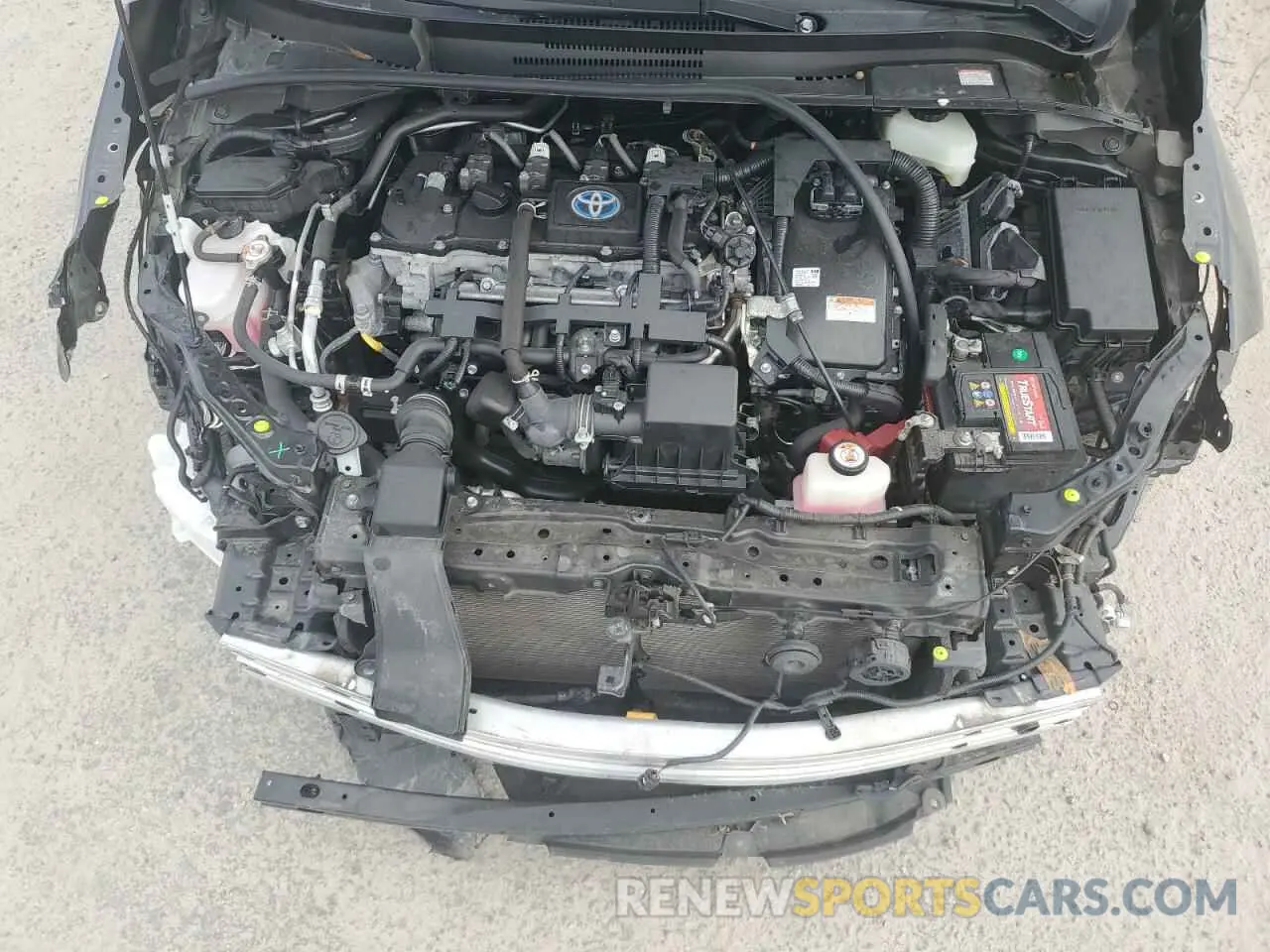 11 fotografías del automóvil dañado JTDEAMDE3MJ021862 TOYOTA COROLLA 2021