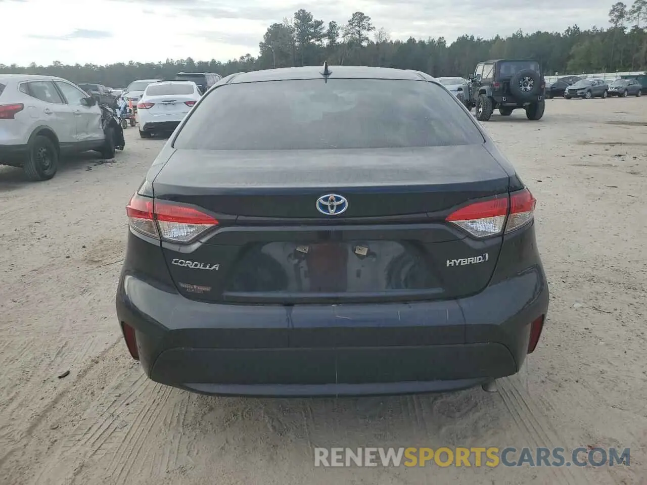6 fotografías del automóvil dañado JTDEAMDE3MJ021862 TOYOTA COROLLA 2021