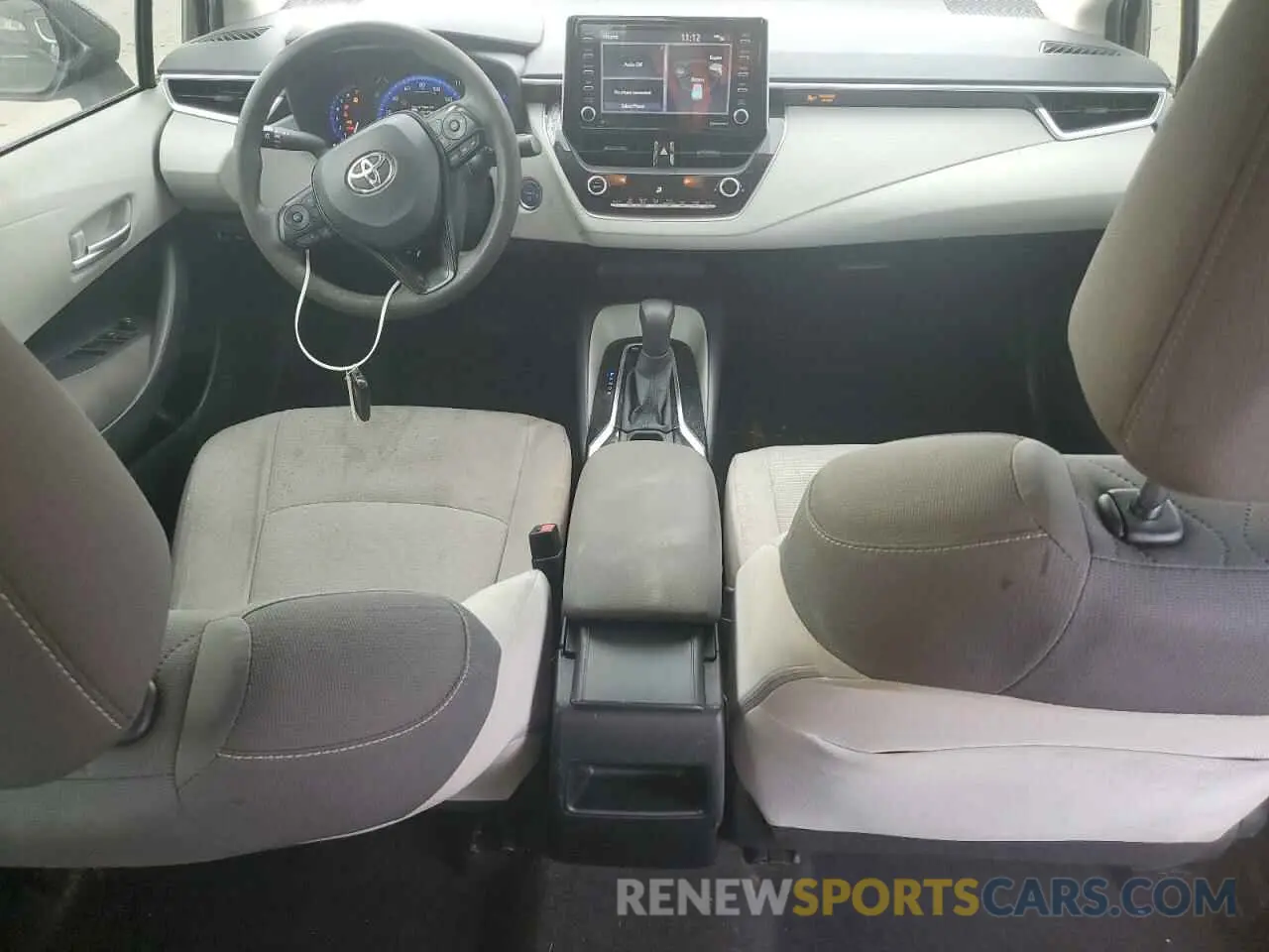 8 fotografías del automóvil dañado JTDEAMDE3MJ021862 TOYOTA COROLLA 2021
