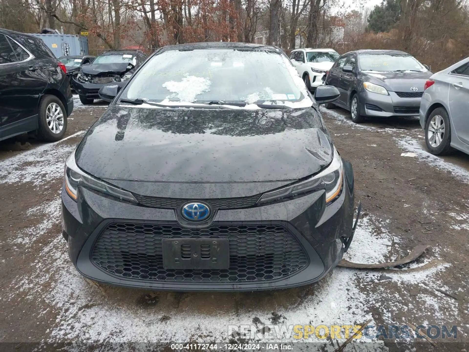 12 fotografías del automóvil dañado JTDEAMDE3MJ024843 TOYOTA COROLLA 2021