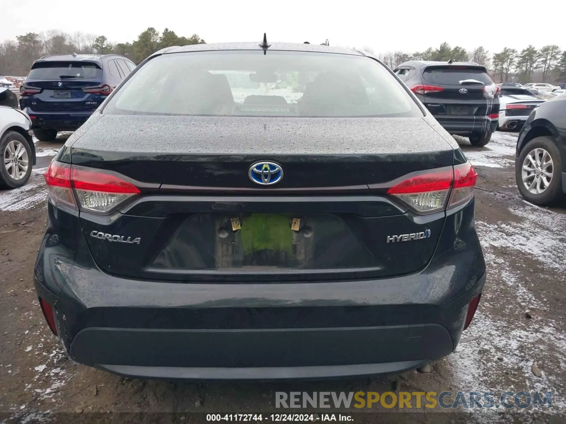 16 fotografías del automóvil dañado JTDEAMDE3MJ024843 TOYOTA COROLLA 2021