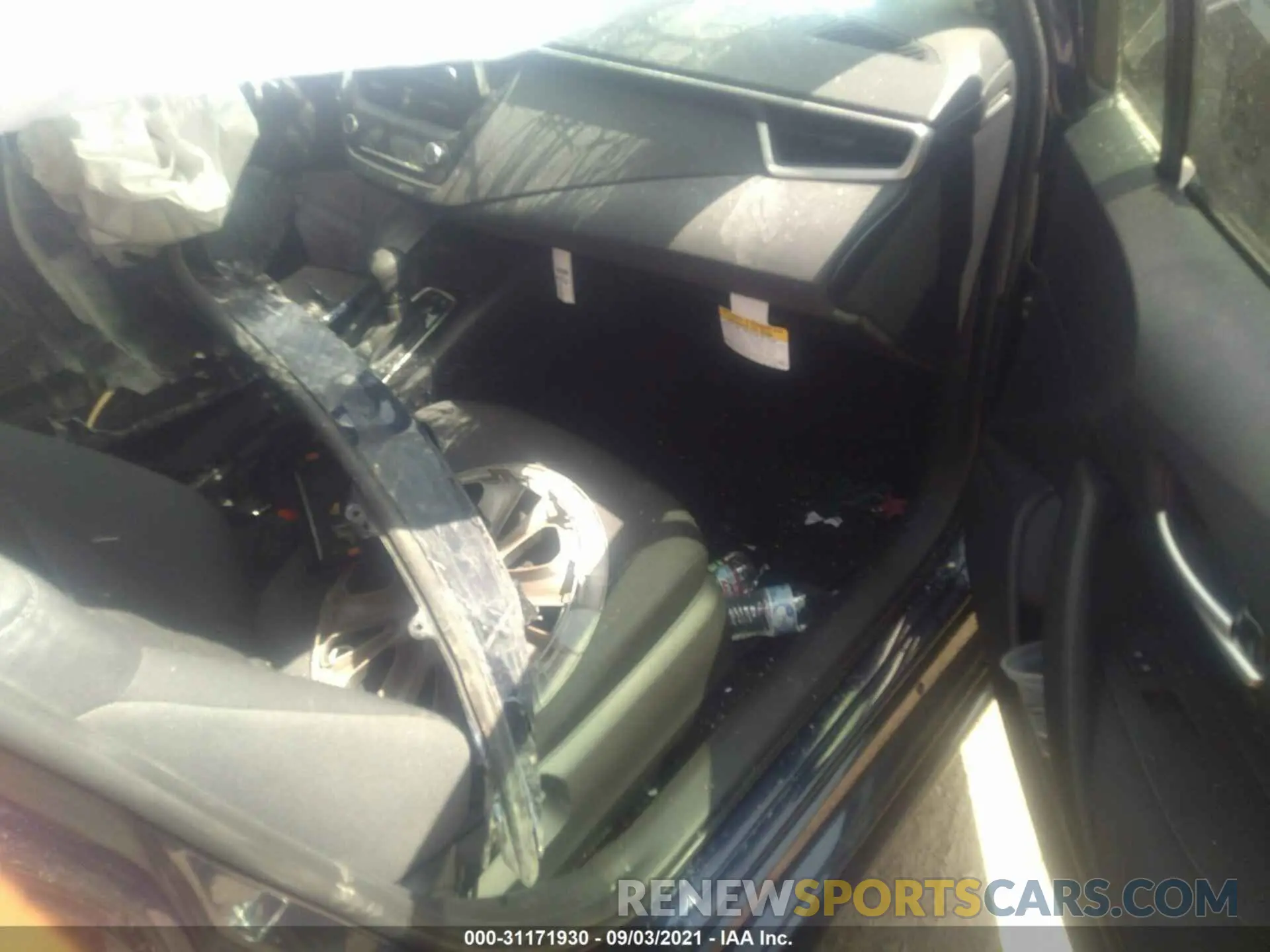 5 fotografías del automóvil dañado JTDEAMDE3MJ029699 TOYOTA COROLLA 2021