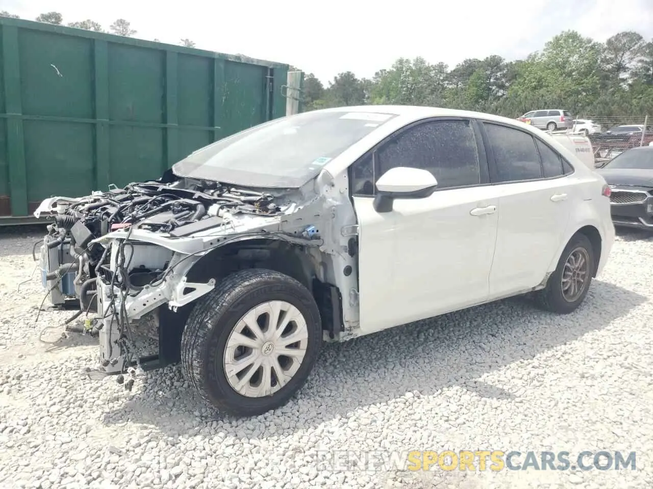 1 fotografías del automóvil dañado JTDEAMDE3MJ031582 TOYOTA COROLLA 2021